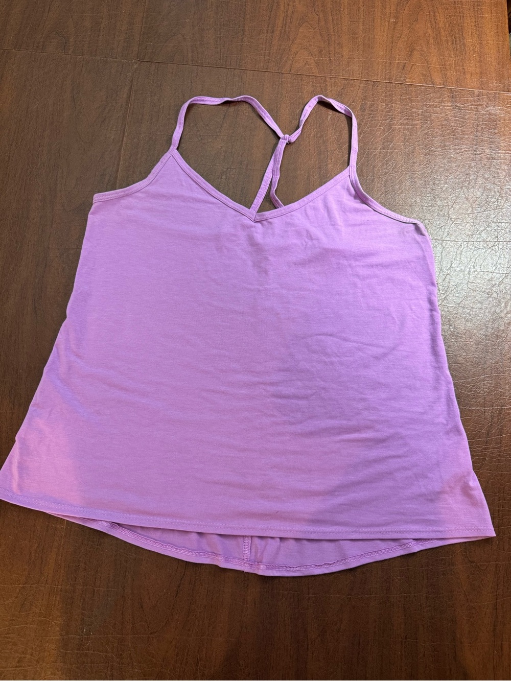 Athleta Women’s Lavender T-Strap Tank Top